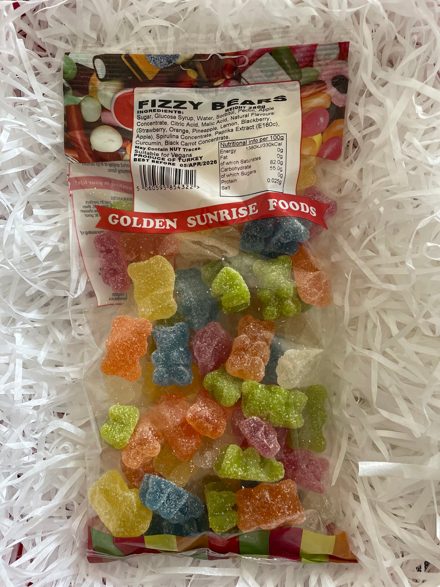 Fizzy Bears (V) – A Vegan-Friendly Burst of Fizzy Fun - 280g