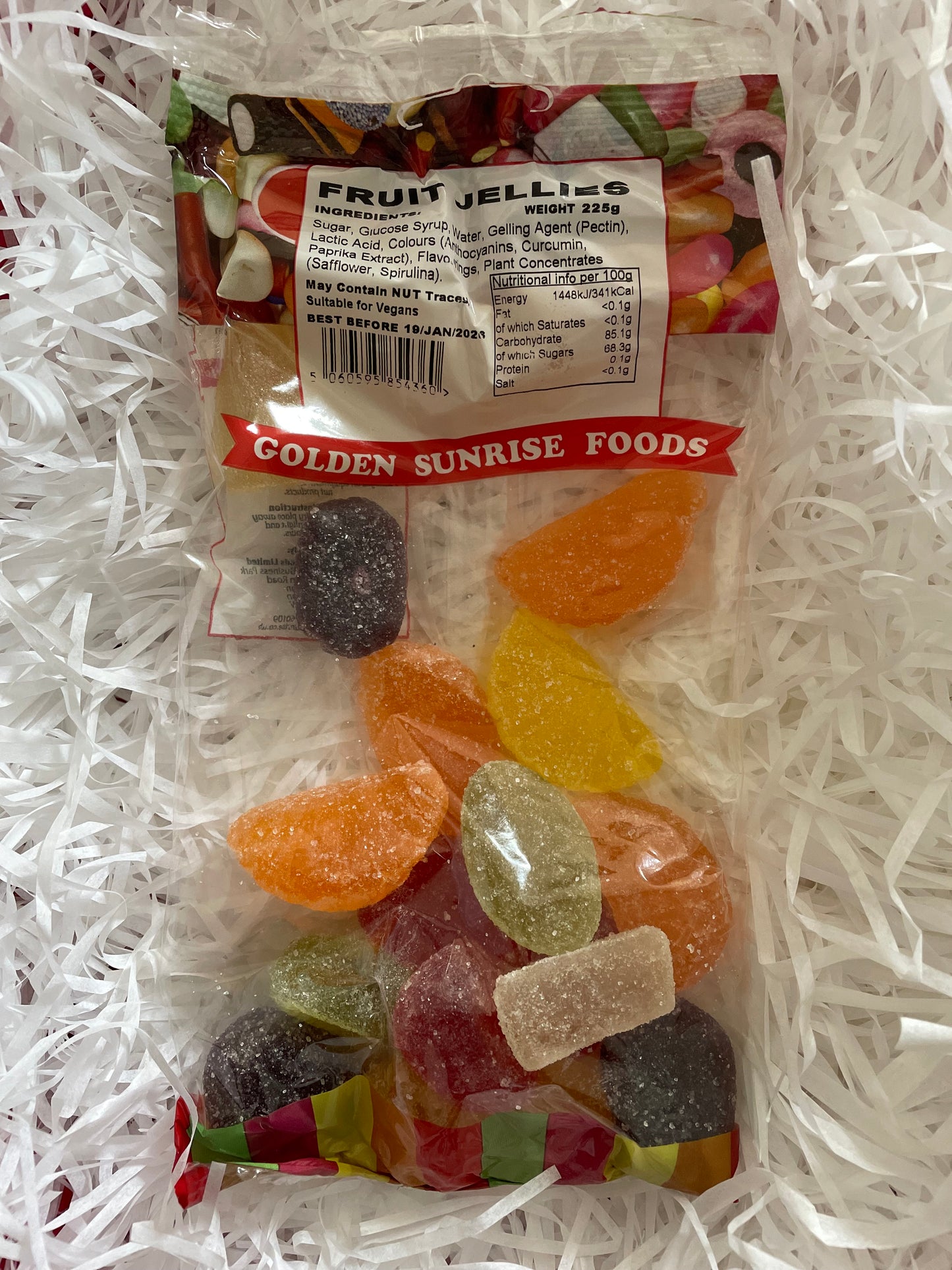 Fruit Jellies (V) – A Burst of Natural Fruity Goodness - 225g