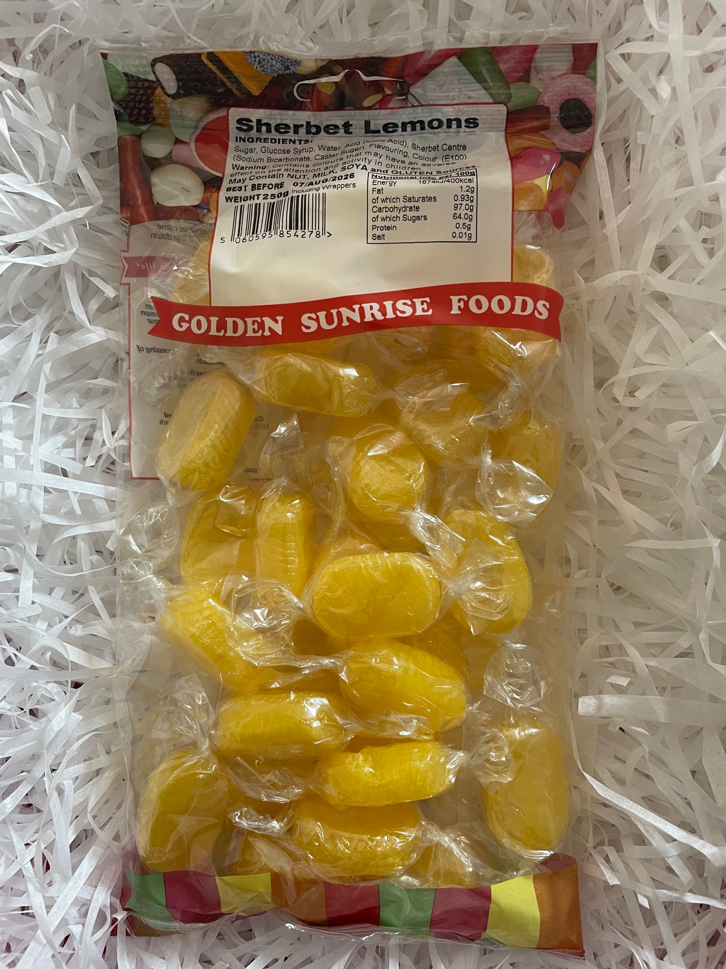 Sherbet Lemons – A Zesty Sweet Sensation - 250g