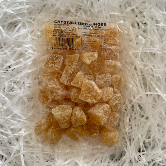Crystallised Ginger - A Sweet and Spicy Delight - 250g
