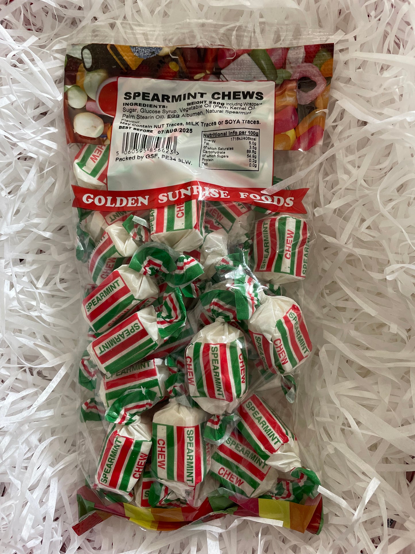 Spearmint Chews – A Refreshing Burst of Minty Goodness - 250g