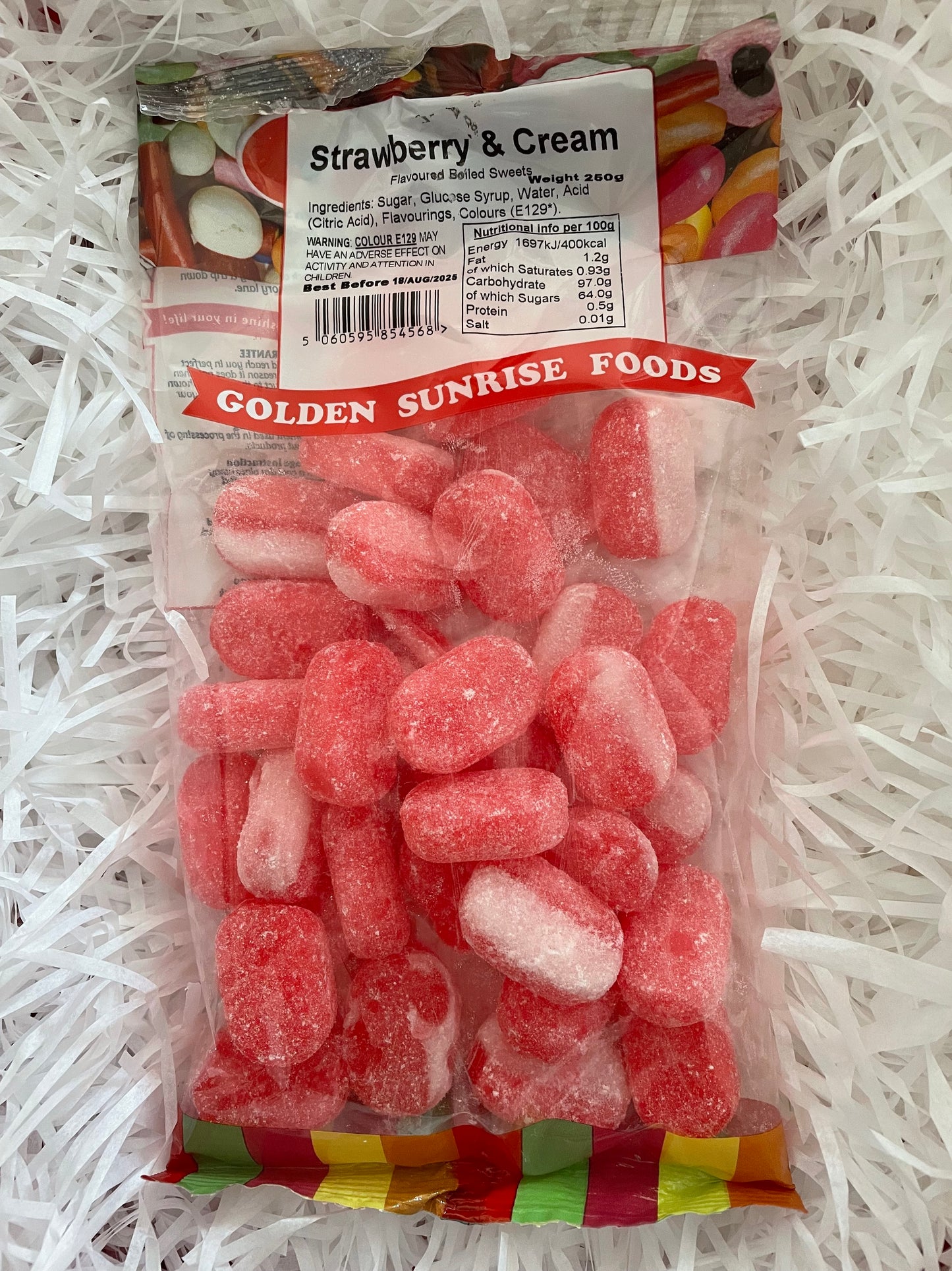 Strawberry & Cream – A Delightful Sweet Indulgence - 250g